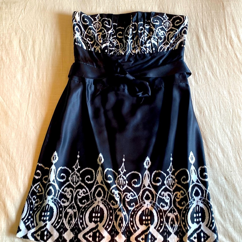 Black Satin Cocktail dress